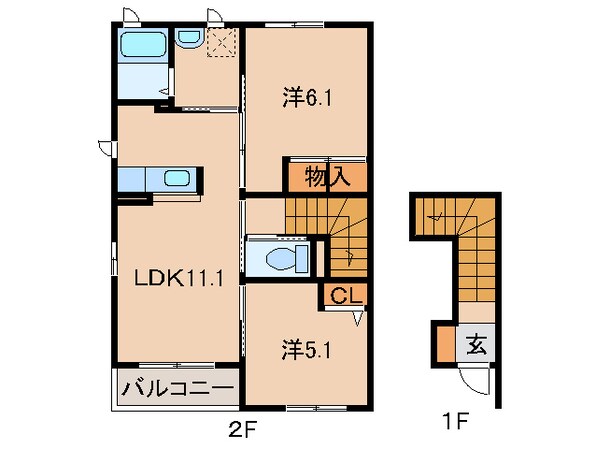 シャーメゾンＮの物件間取画像